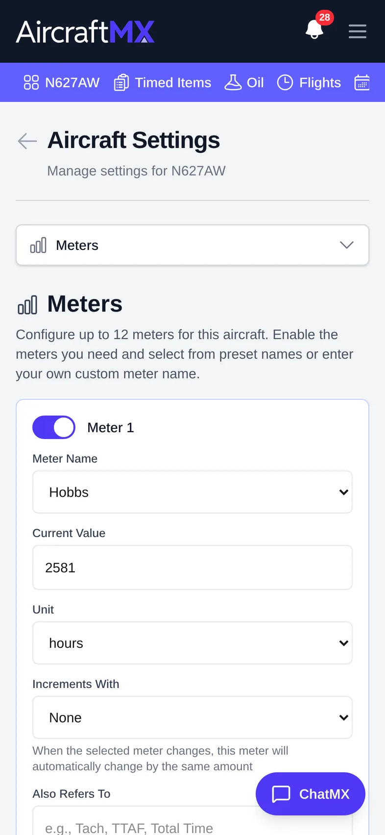 set up meters mobile 01