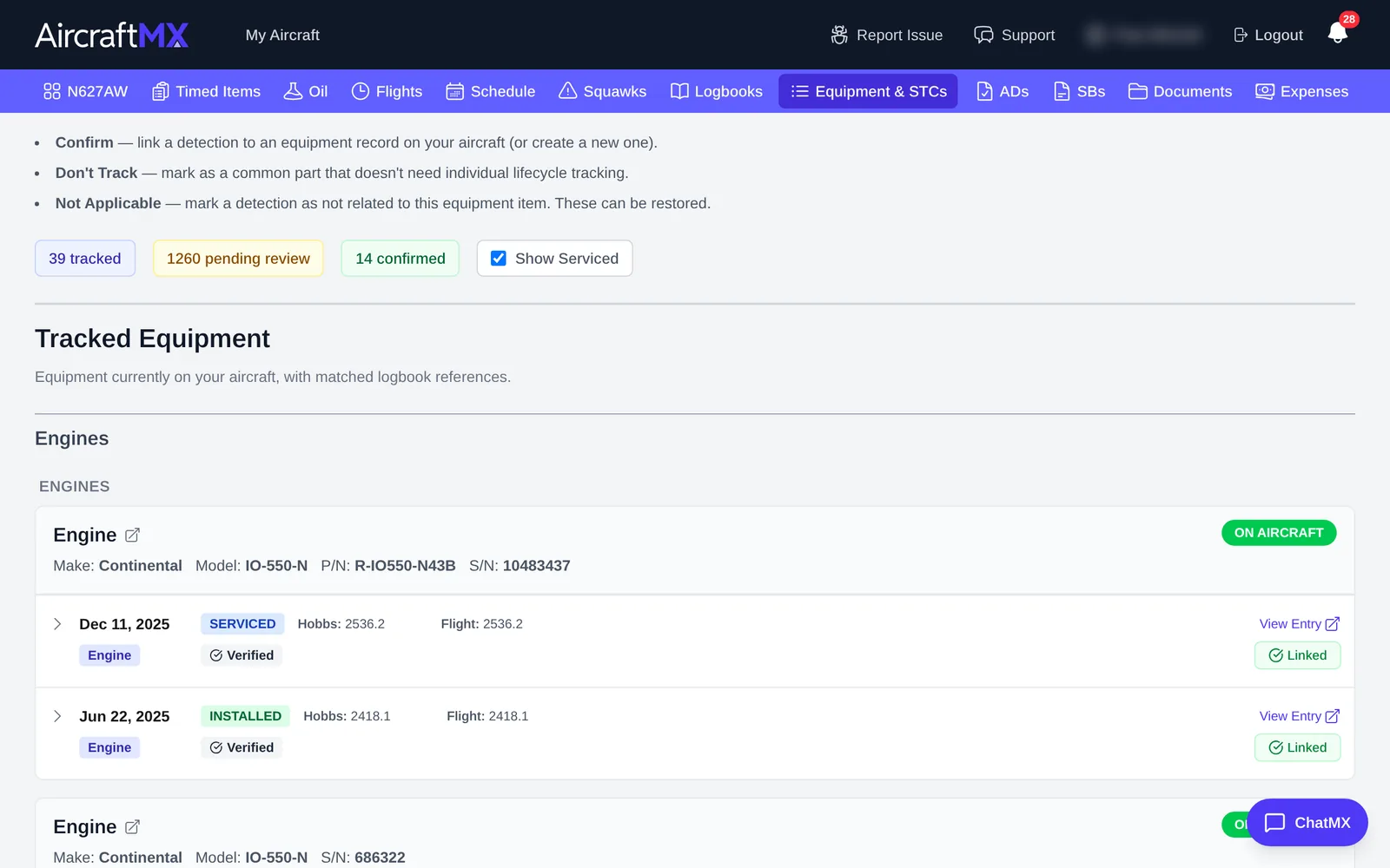 Equipment Finder