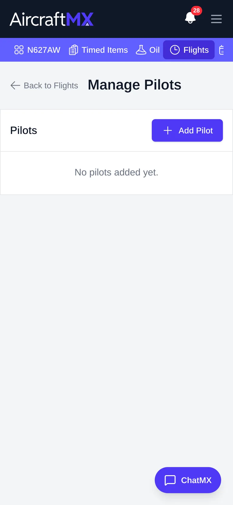 manage pilots mobile 01