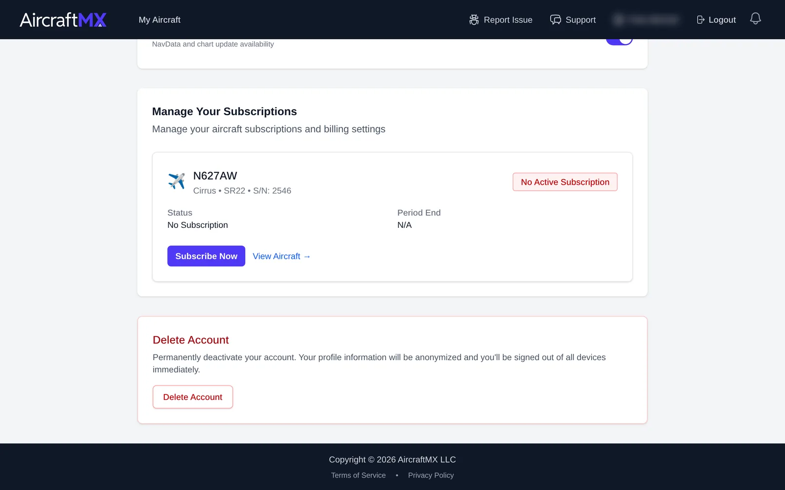 Manage Your Subscriptions and Delete Account