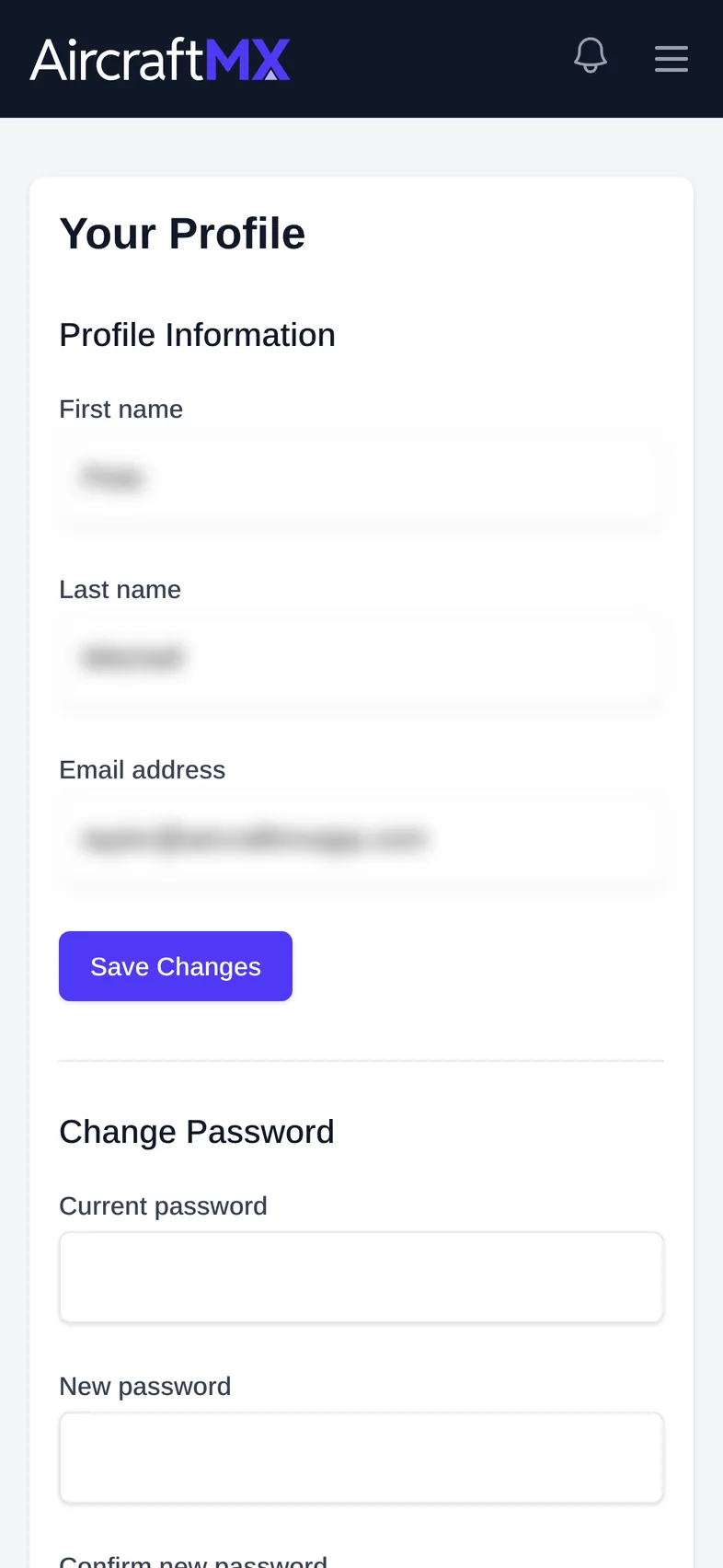 manage your profile mobile 01