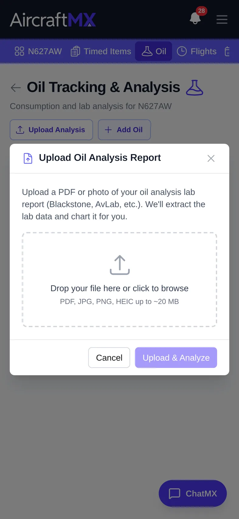 oil analysis reports mobile 01