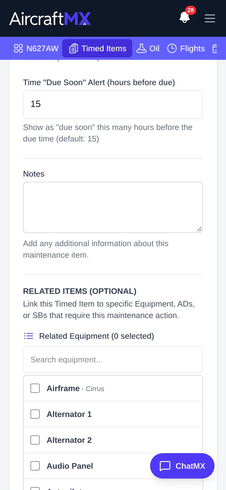 related items and cascading compliance mobile 02